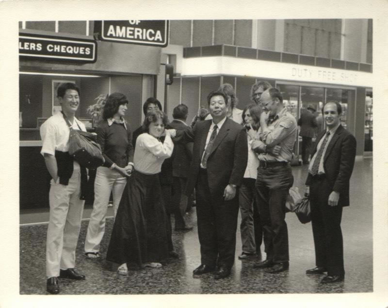 Saito Sensei with senior students: Shigemi Inagaki, Bill Witt and David Alexander (USA 1974)